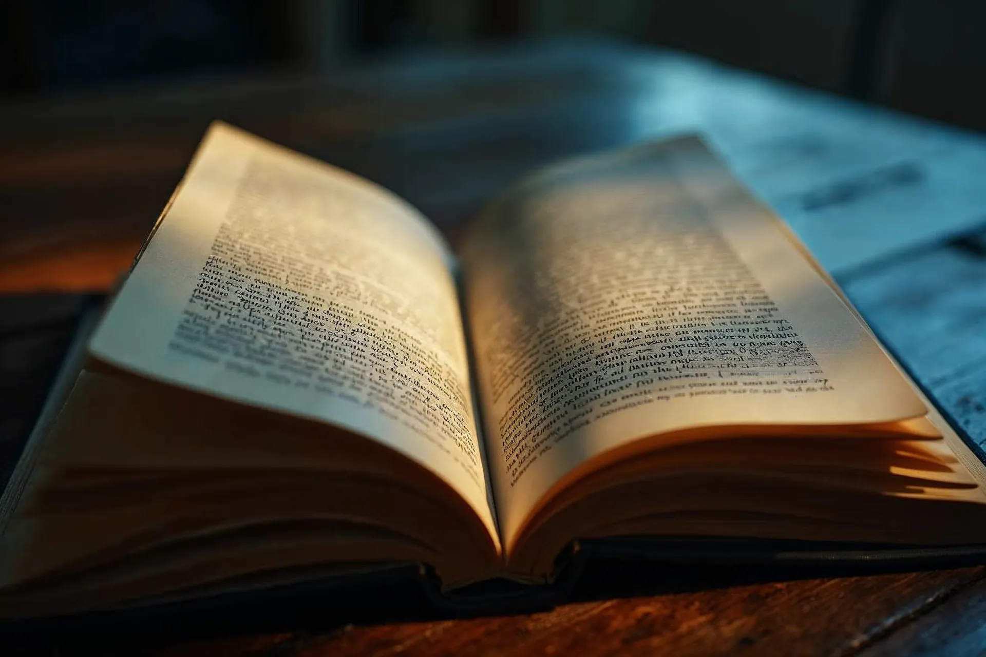 Отворена книга показва пейзажи от различни култури за универсално разказване на истории.