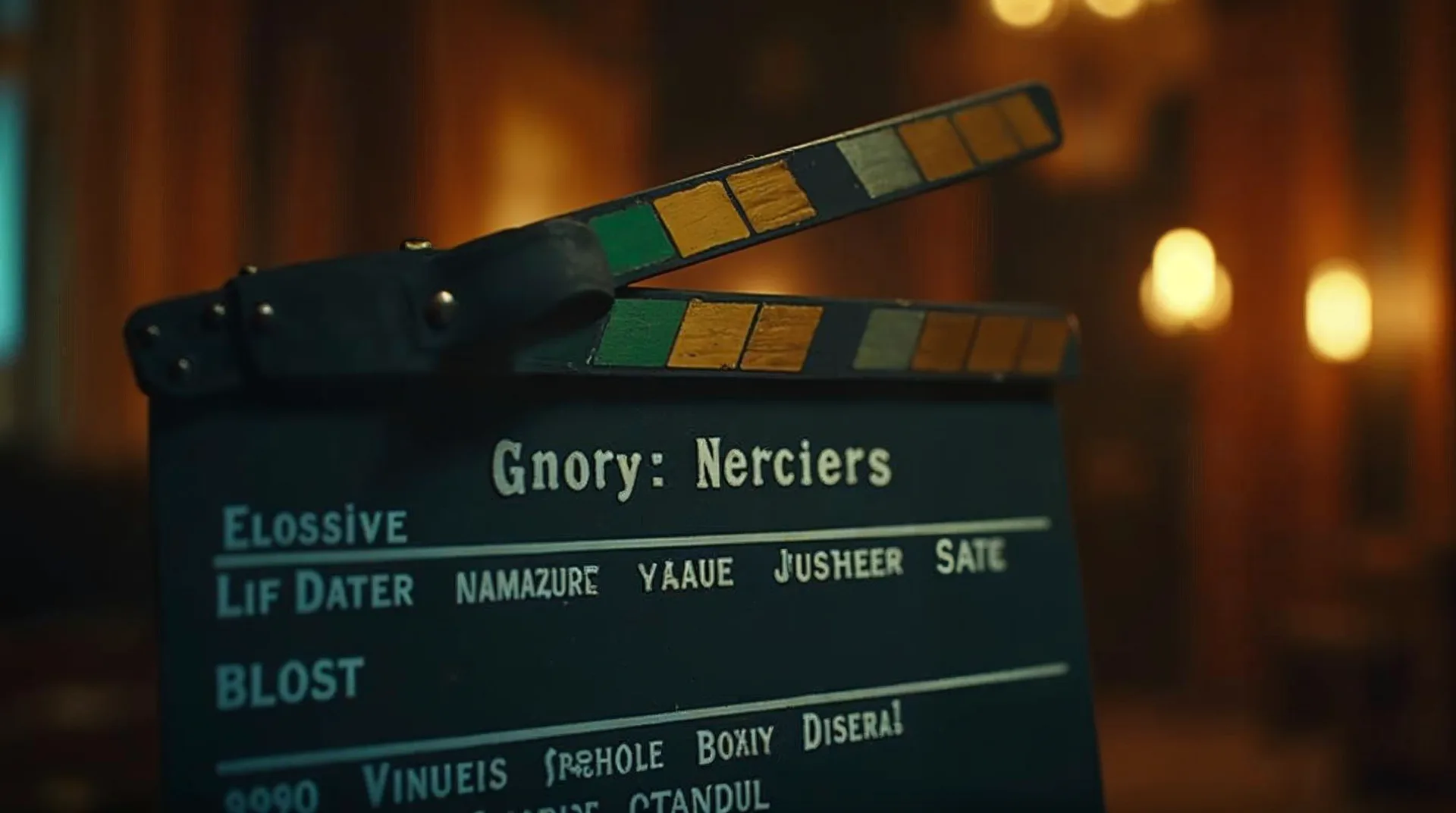 Film clapper with subtitles symbolizing a language-barrier-free video strategy