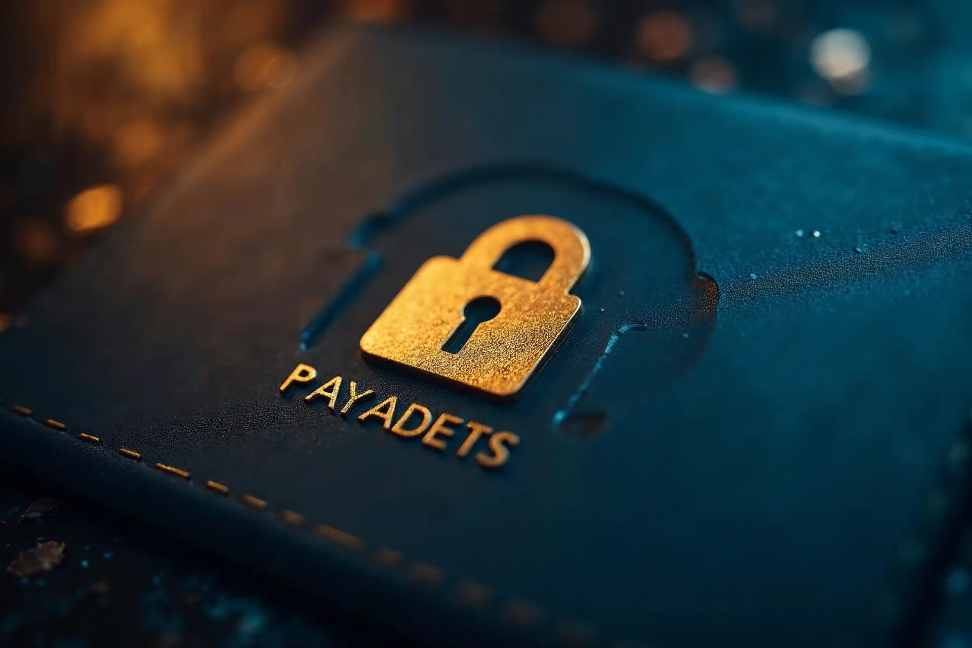 Symbol zámku na bezpečné platební stránce jako signál důvěryhodnosti pro ochranu soukromí a bezpečnost.