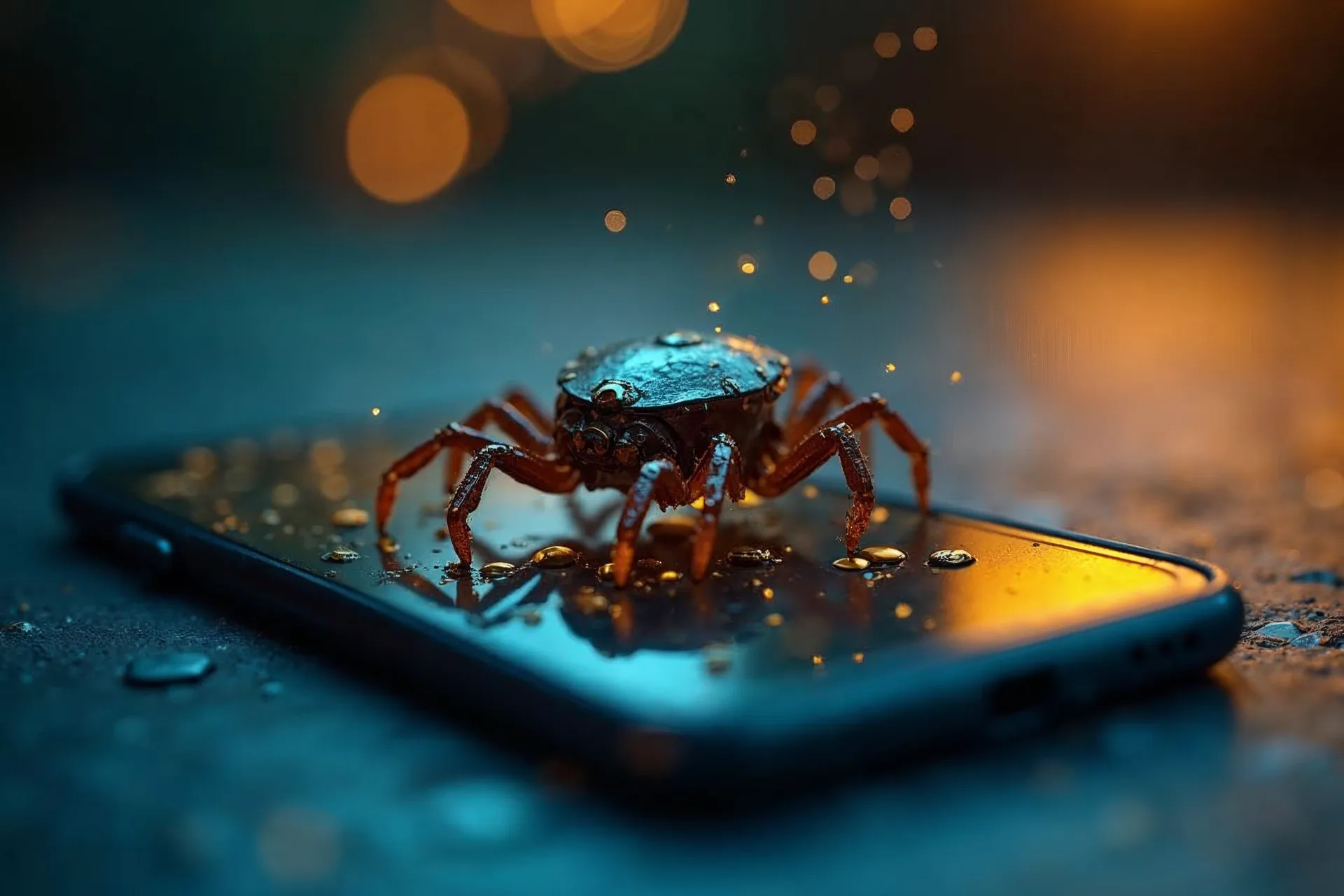 Symbol prohledávače se pohybuje přes mobilní obrazovky pro indexaci vícejazyčného obsahu.