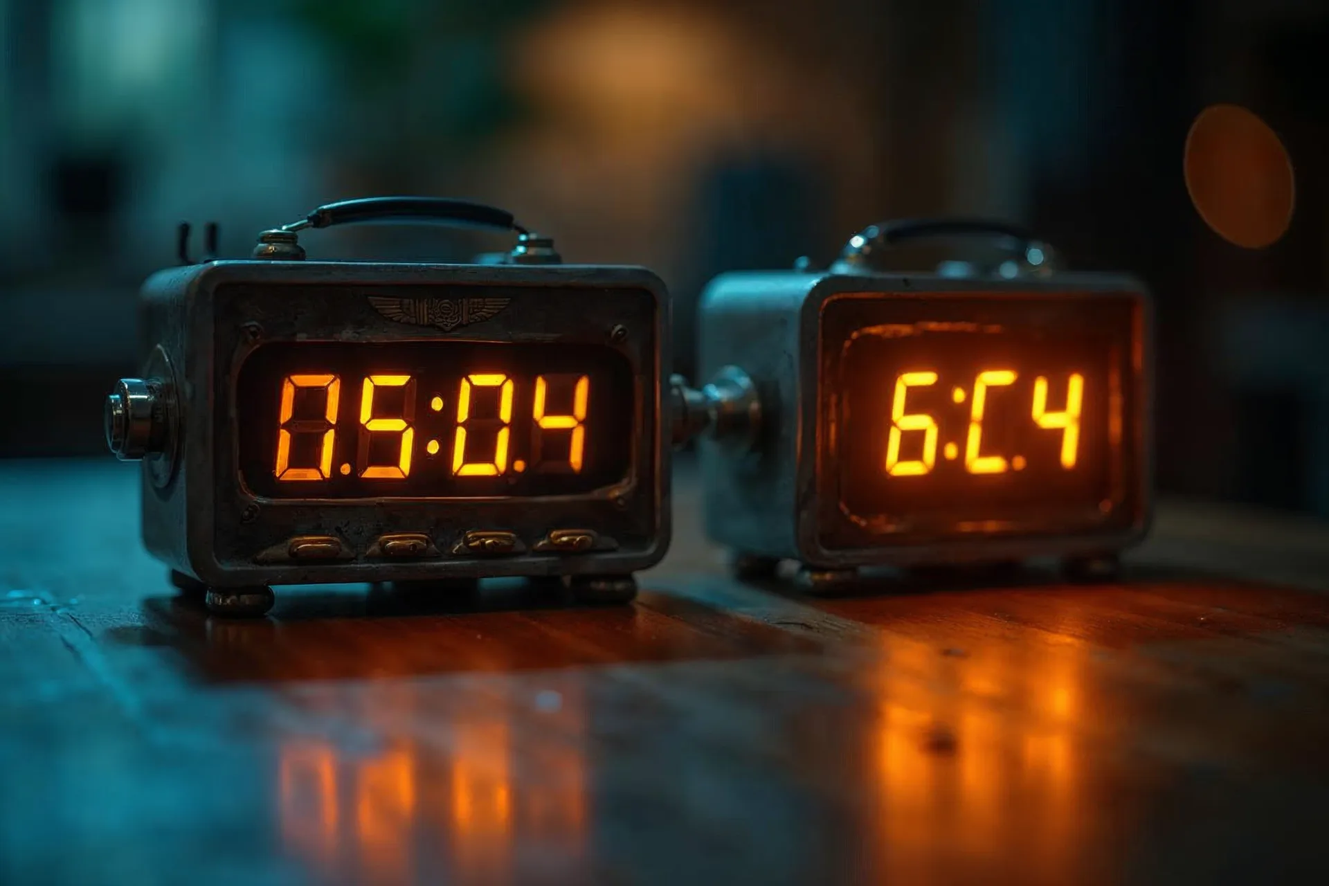 Gegenüberstellung eines irreführenden und eines korrekten Countdown-Timers