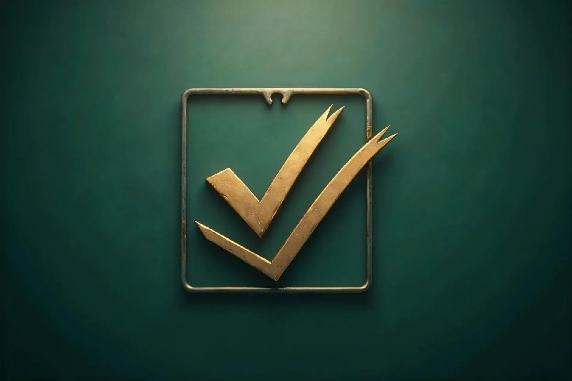 Zielony symbol haczyka wskazuje na pomyślną walidację.