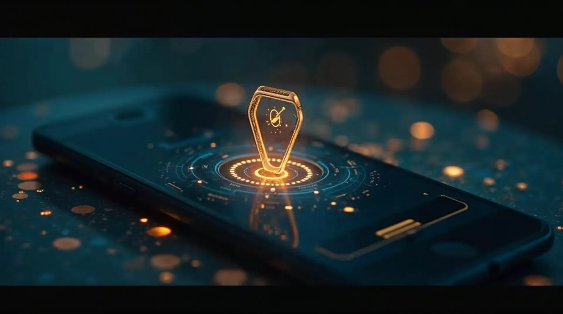 Symbol chatbotu na obrazovce smartphonu.