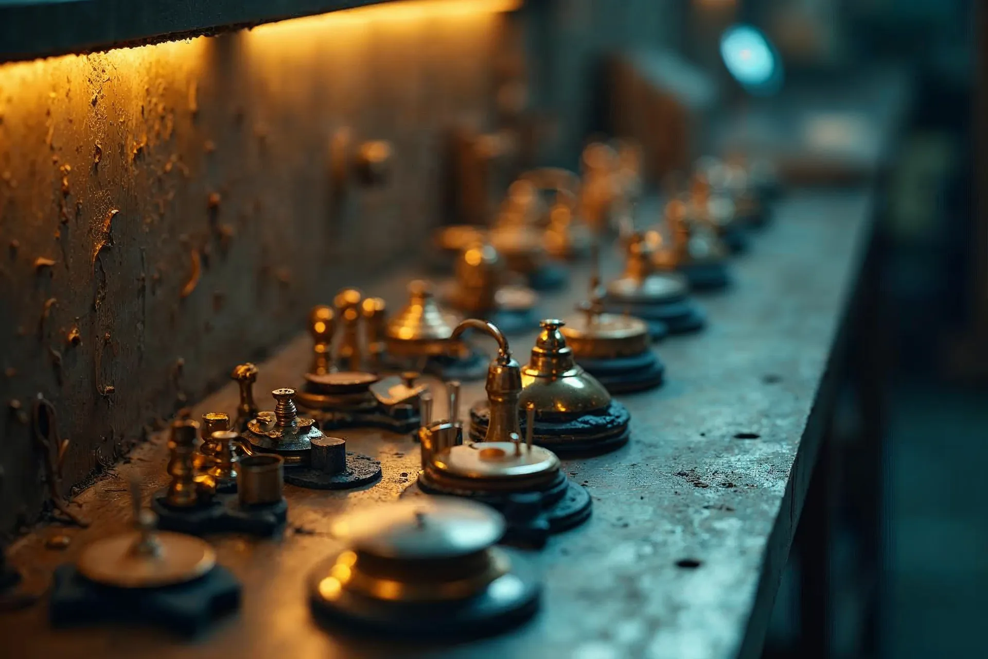 An assembly line with individual products showcases diversity and uniqueness.
