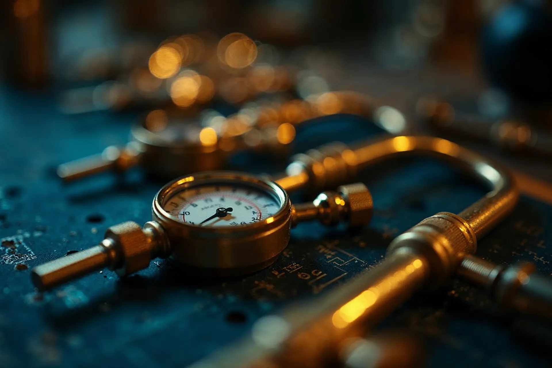Precision brass measuring instruments, measure translation accuracy.