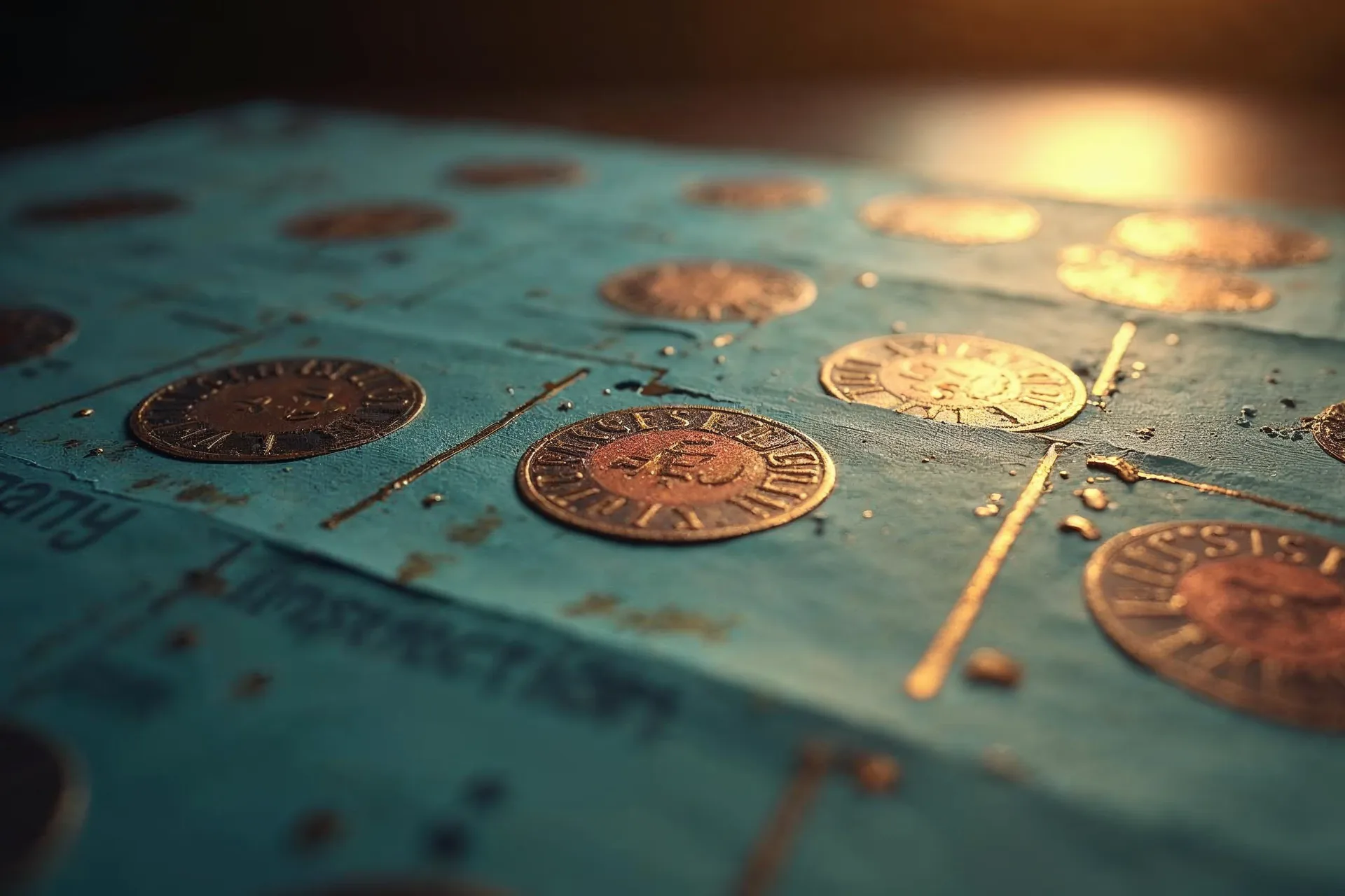 Inspection stamps on documents, confirming quality assurance.